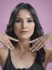 Burgundy Blend - Premium Soft Gel Press On Nails - Butterage