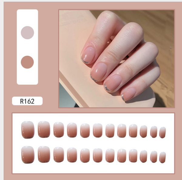 Korean Nails – Butterage Natural & Comfortable 24 Nails - 162