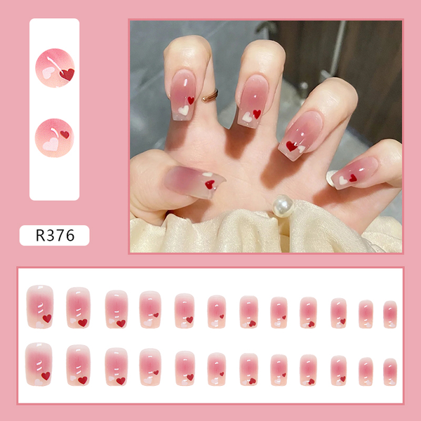 Korean Nails – Butterage Natural & Comfortable 24 Nails - 376