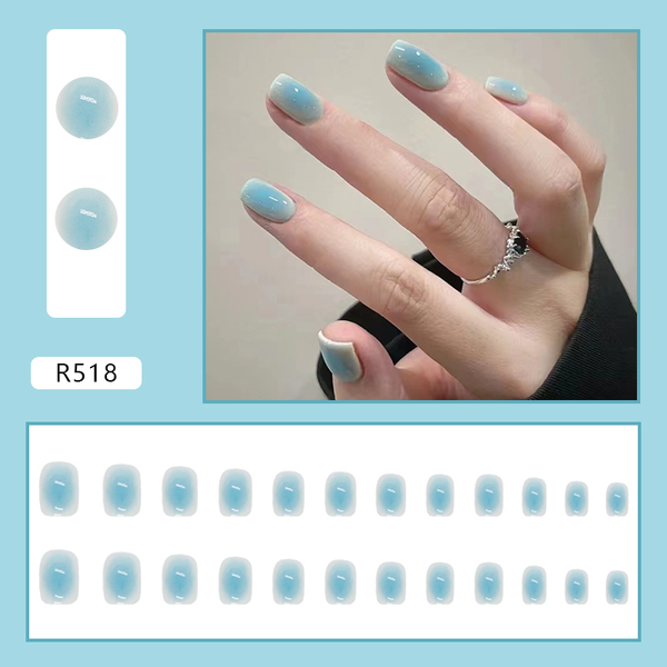 Korean Nails – Butterage Natural & Comfortable 24 Nails - 518