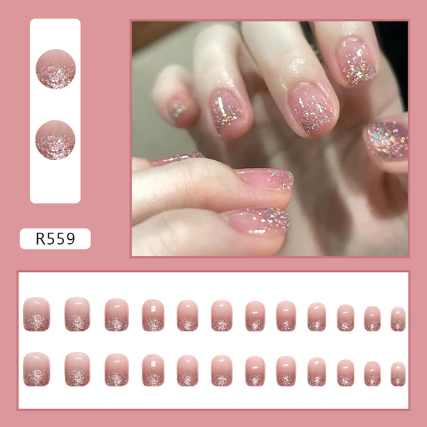 Korean Nails – Butterage Natural & Comfortable 24 Nails - 559