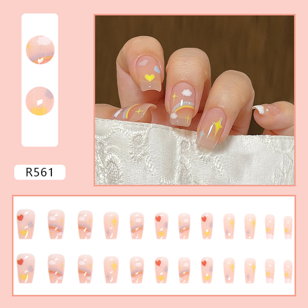 Korean Nails – Butterage Natural & Comfortable 24 Nails - 561