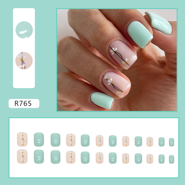 Korean Nails – Butterage Natural & Comfortable 24 Nails - 765